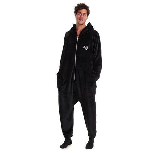 Snuggs Blanket Onesie Black